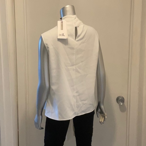 AdL ADIL Working Chic Short Sleeve Blouse NWT - Picture 3 of 8